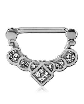 14 Gauge | 12mm Filigree Nipple Clicker