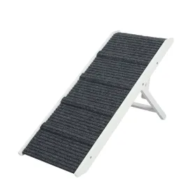 Adjustable Dog Ramp Height Stair for Bed Sofa Cat Dogs - Folding Portable