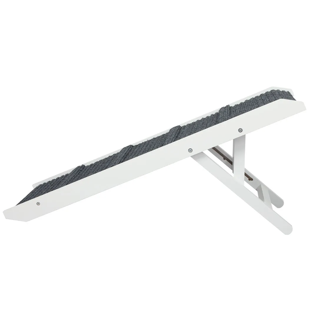 Adjustable Dog Ramp Height Stair for Bed Sofa Cat Dogs - Folding Portable