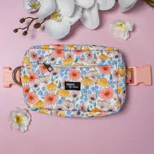 Adventure Pouch | Peachy Posies | Bum Bag