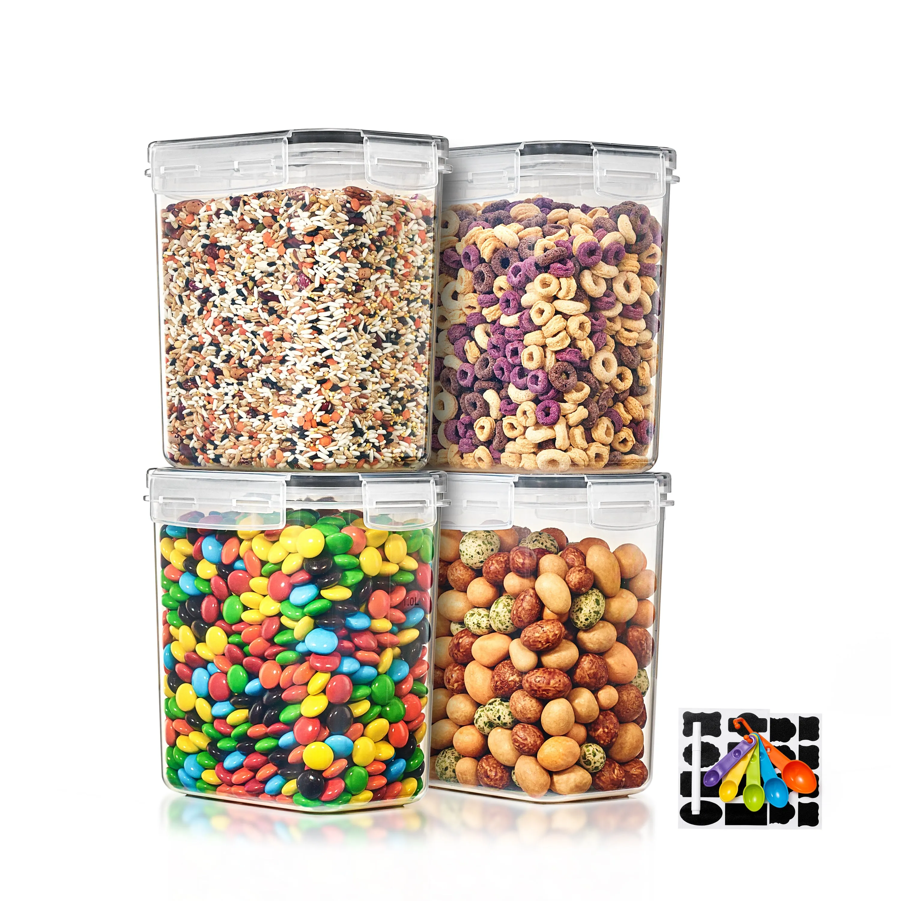 Airtight Food Storage Containers (4 Pack)
