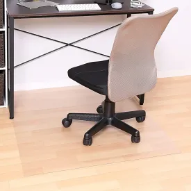 Astro 730-10 Chair Mat, Clear, Transparent, 35.4 x 47.2 inches (90 x 120 cm), Desk Mat, Floor Protection, Floor Protection, Anti-Scratch, PVC, Telework, Office, Water Repellent, Heat Resistant, Flame Resistant