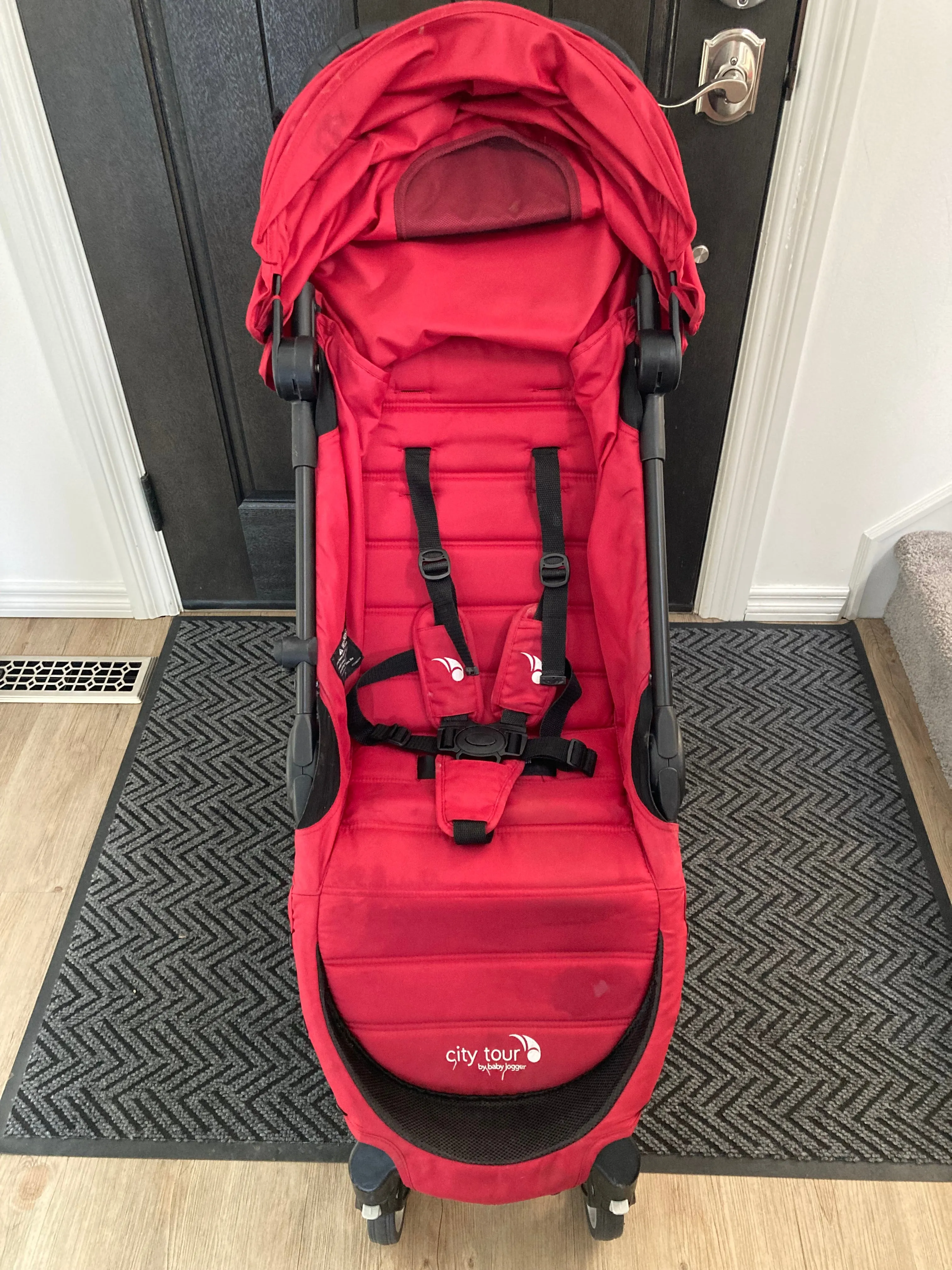 Baby Jogger City Tour Single Stroller in Red ($350)