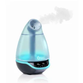 Babymoov Hygro Plus Cool Mist Humidifier 3-in-1 Humidity Control, Multicolored Night Light & Essential Oil Diffuser Easy Use and Care-Blue(NO Filter Needed)