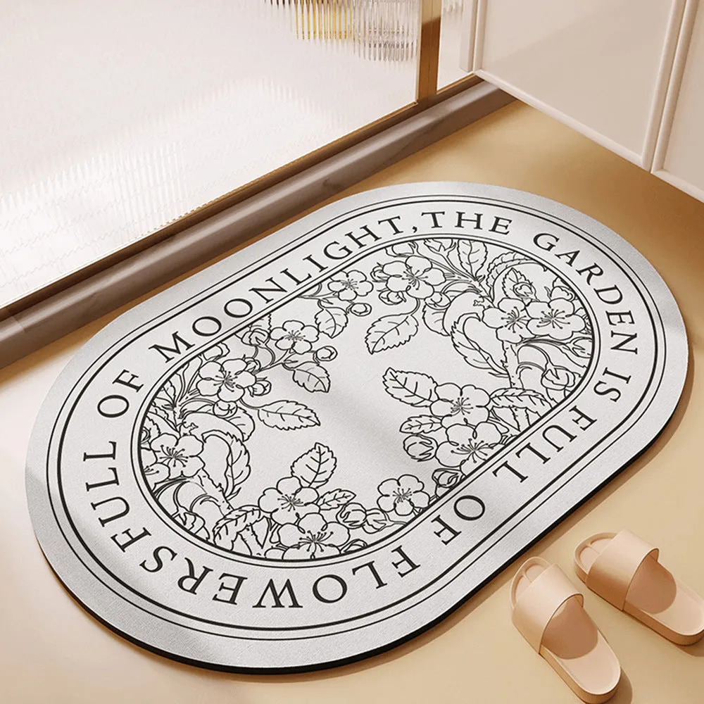 Bathroom Bathroom Diatomite Non-slip Absorbent Floor Mat