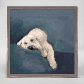 Best Friend - Wheaton Terrier Mini Framed Canvas