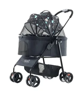BNDC 107 Pram & Stroller For Dogs & Cats (Sky)