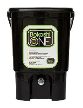 Bokashi Compost Bin - Black (Bin Only)