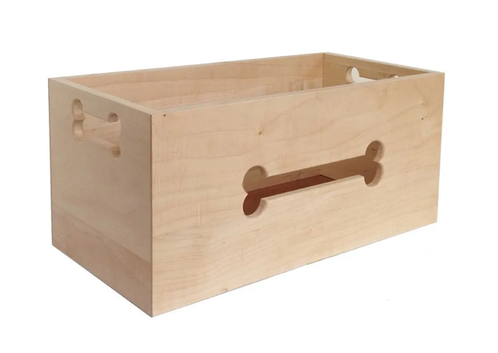BONE-CUT-OUT TOY BOX