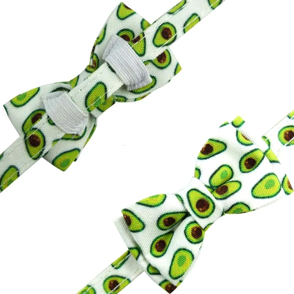Bowtie Cat Collars Breakaway with Bell, Adjustable Cute Kitty Collars Safety Buckle Kitten Collar for Cat Puppy 7.5-11in