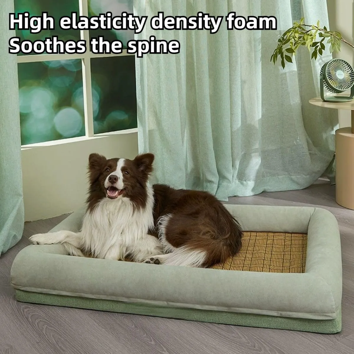 Cat Bed for Indoor Cats Dog Bed Antiskid Puppy Sleeping Pad Cushion Kennel Pad for Small Medium Large Dogs Dogs Sleeping Mat Detachable and Machine Washable (Grey,Large)