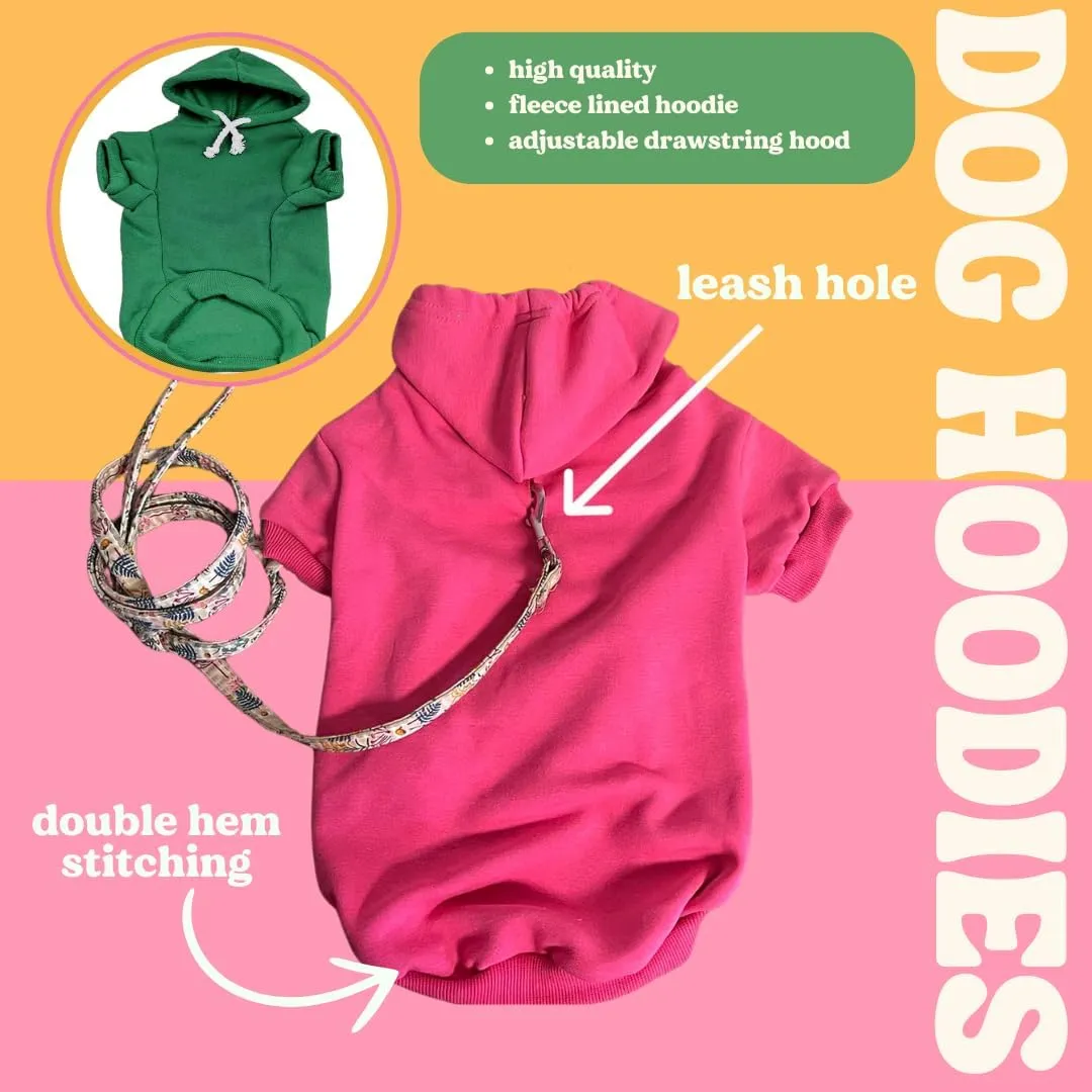 Chick Magnet Dog Hoodie | Fleece Lined |Leash Hole| Easter Bunny | Egg Hunt| Funny Outfit Prop Photoshoot|Black, Small (34)