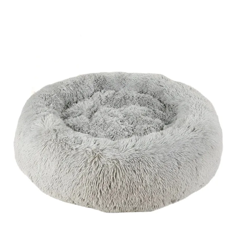 Cozy Donut Bed for Cats and Dogs – Soft and Warm Winter Cushion Sofa for Pets