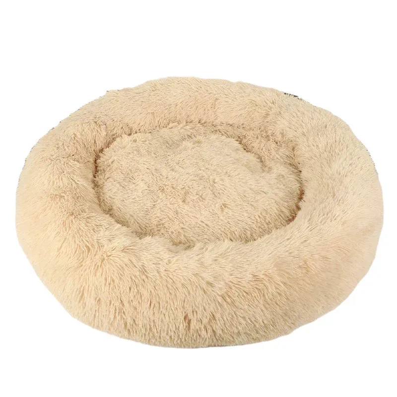 Cozy Donut Bed for Cats and Dogs – Soft and Warm Winter Cushion Sofa for Pets