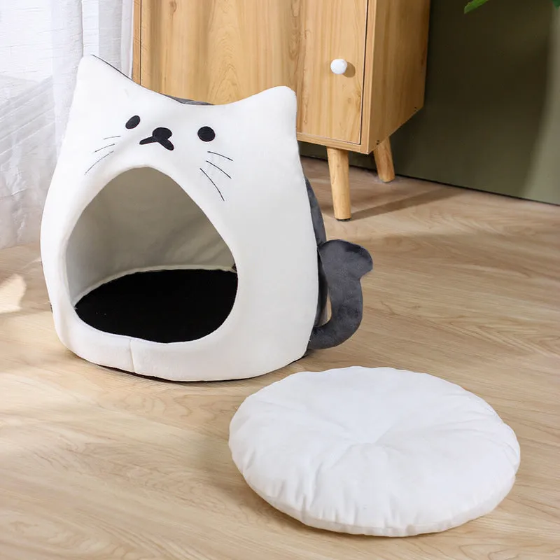 Cute Colorful Cat Pet Bed