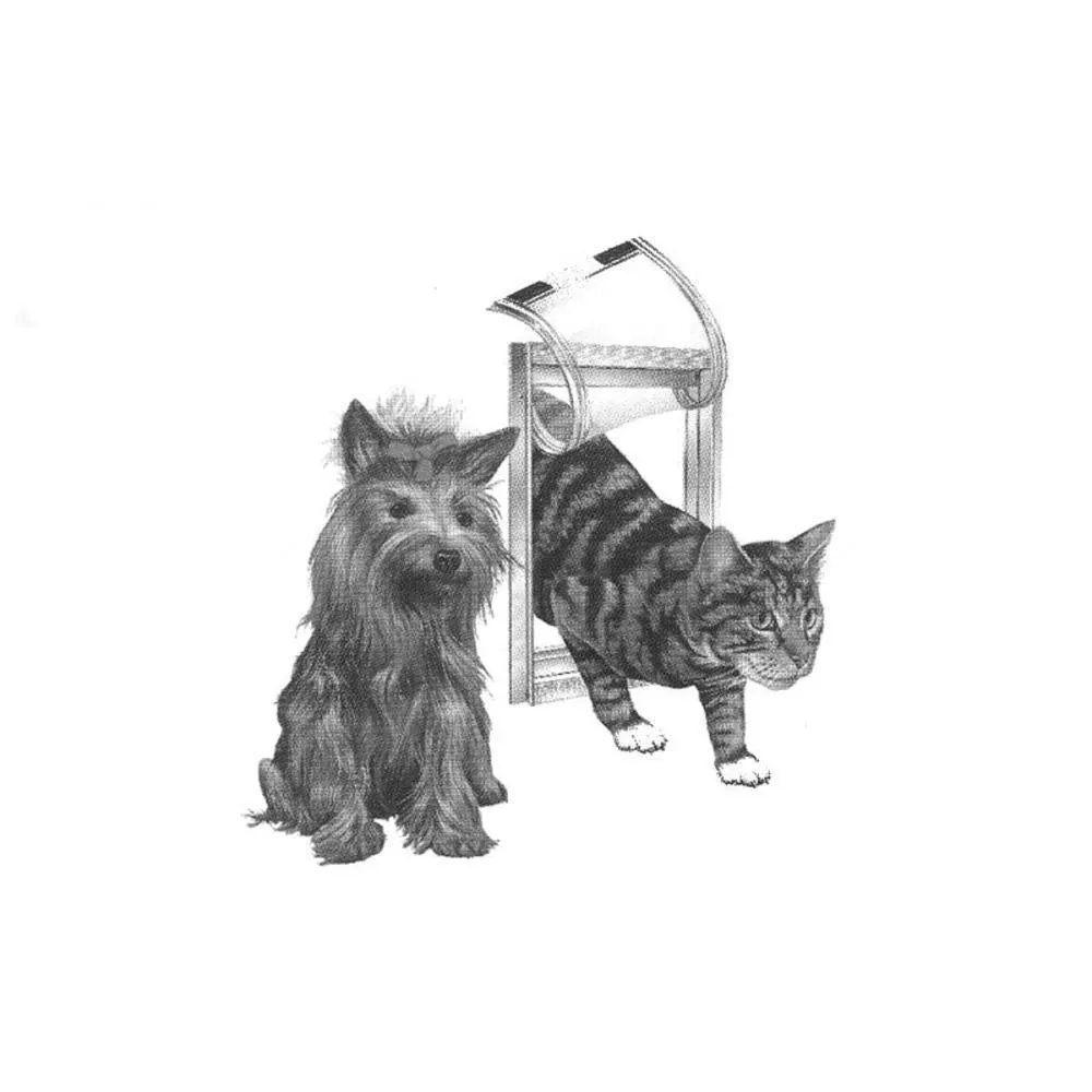 Deluxe Series Pet Door For Dogs Up To 100 lbs.