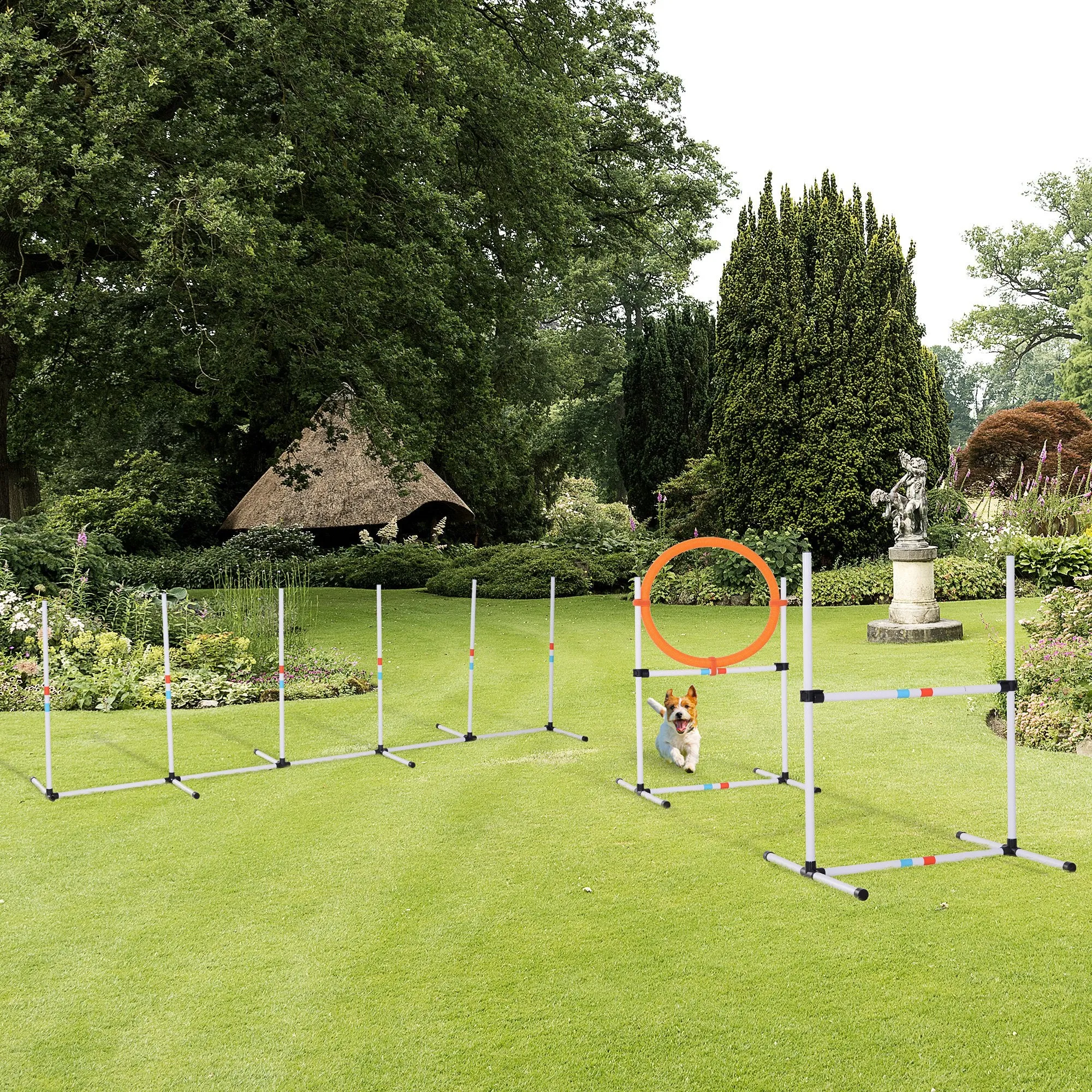 Dogs PE Set-of-3 Obstacle Agility Training Set White