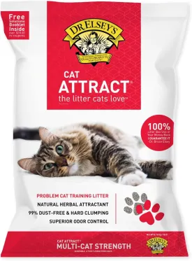 Dr. Elsey's Cat Attract Clumping Clay Cat Litter 18-lb. Bag
