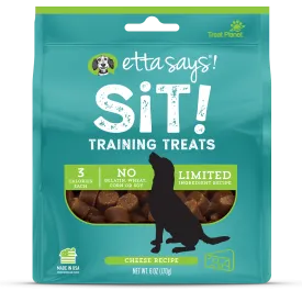 Etta Says! Sit! Training Treat, Cheese Recipe, 6-oz Bag