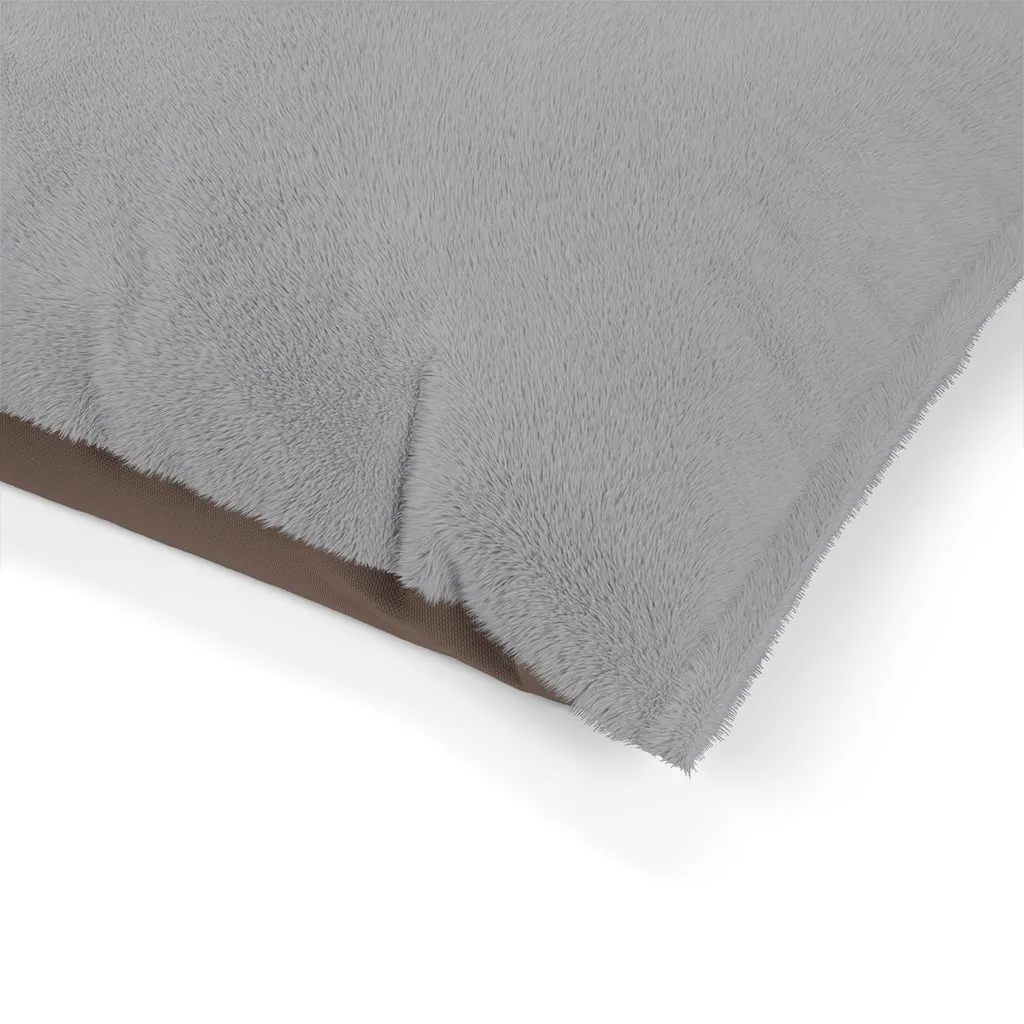 Gray Pet Sofa Bed, Solid Color Luxury Machine-Washable Pet Pillow With Zippers-Printed in USA