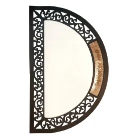 Heavy Duty Welcome Door Mat - Semi-Circle - 50cm x 80cm with Removable Insert