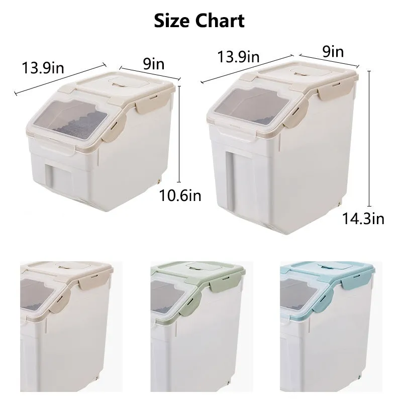 HiFuzzyPet Airtight Large Dog Food Container