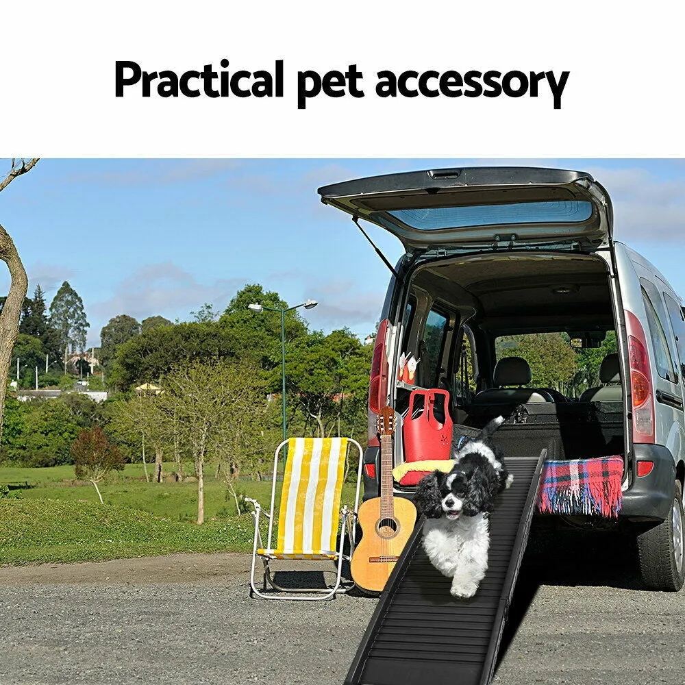 i.Pet Dog Ramp Dog Steps Pet Car Suv Travel Stair Foldable Portable Ladder Plastic