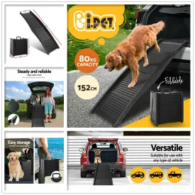 i.Pet Dog Ramp Dog Steps Pet Car Suv Travel Stair Foldable Portable Ladder Plastic