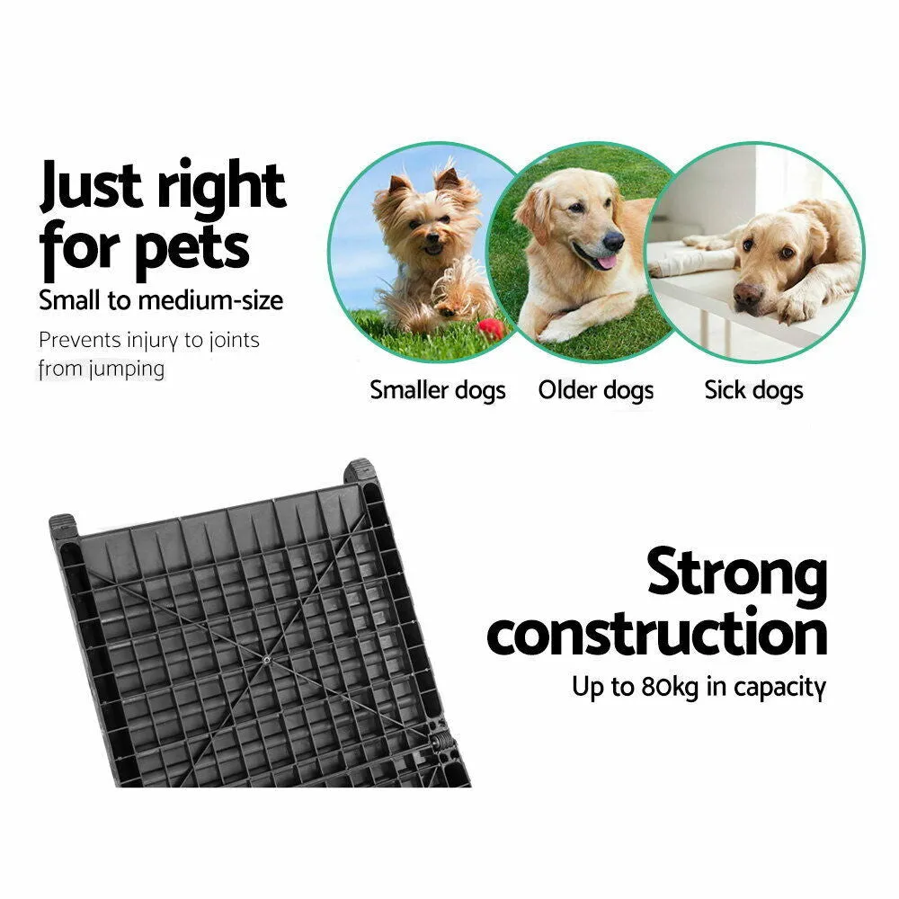i.Pet Dog Ramp Dog Steps Pet Car Suv Travel Stair Foldable Portable Ladder Plastic
