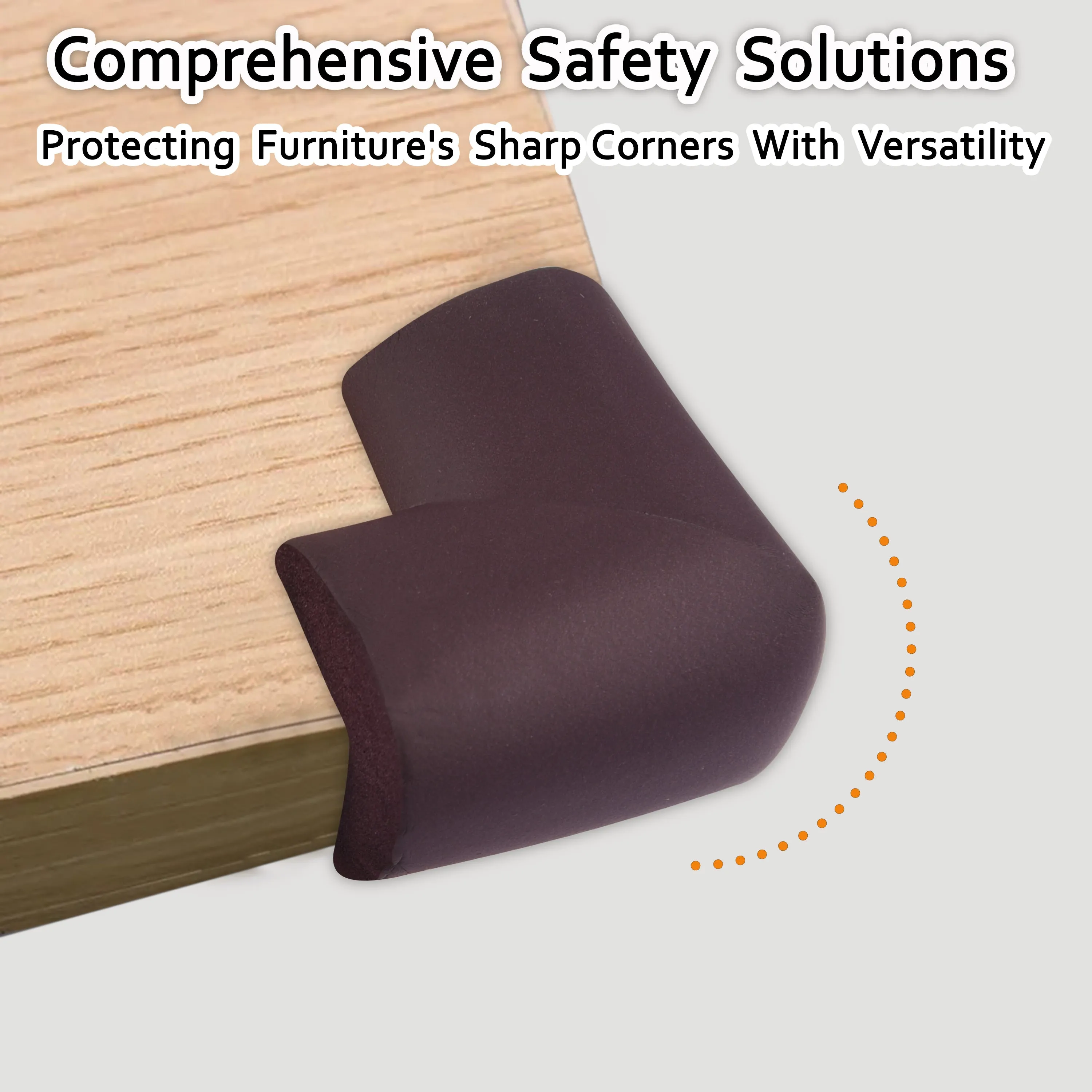 Kiddery Baby Proofing Corner Guard | Brown