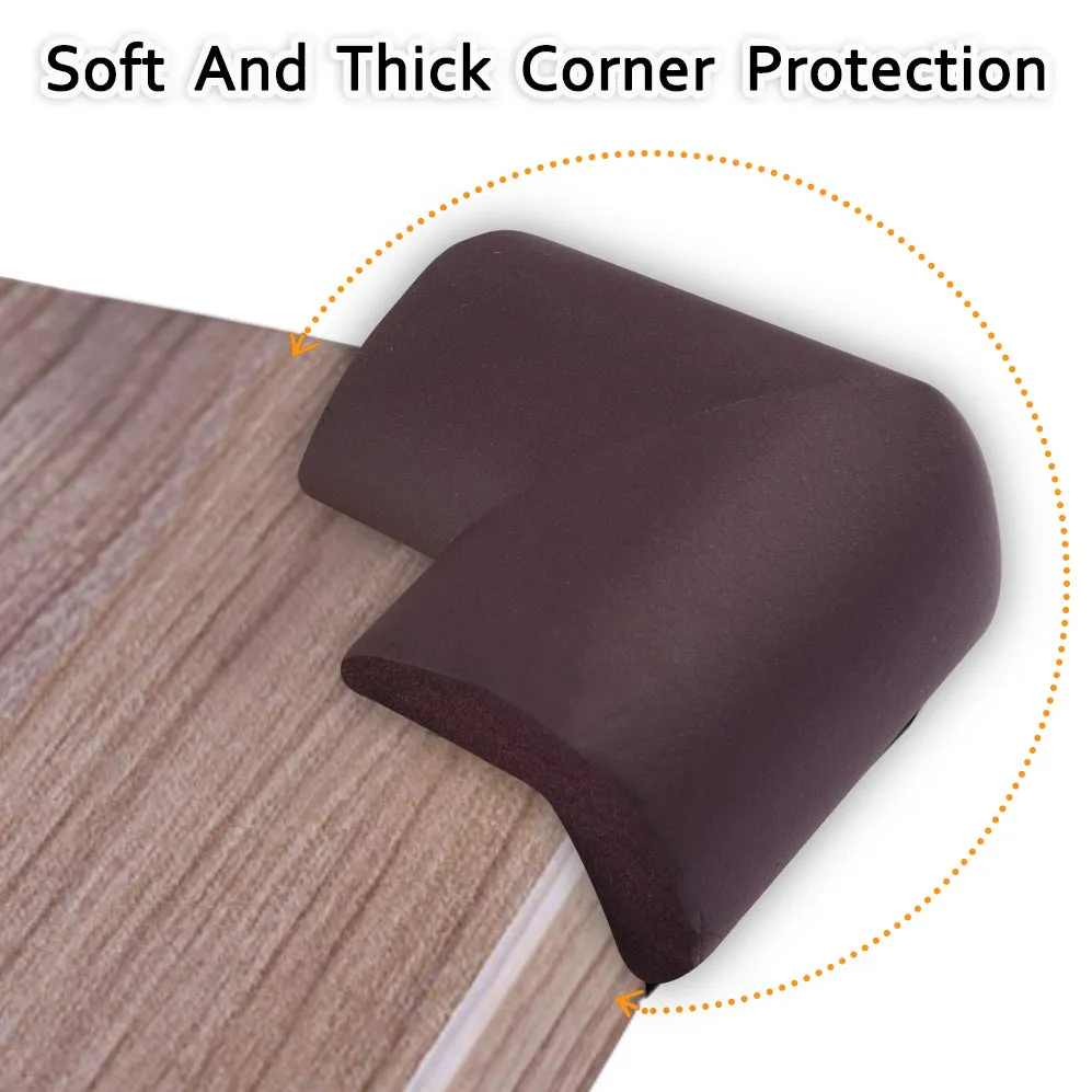 Kiddery Baby Proofing Corner Guard | Brown