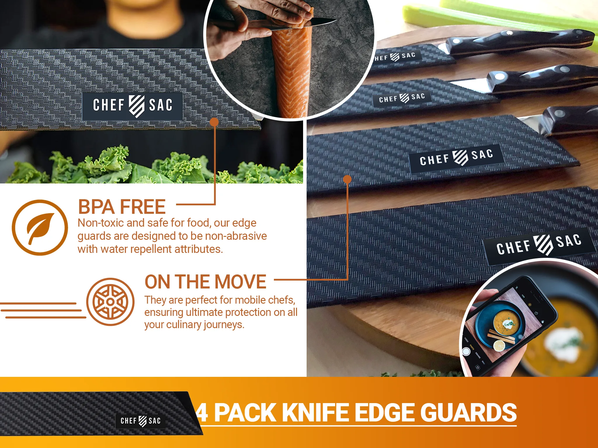 Knife Edge Guard 4-Piece Set