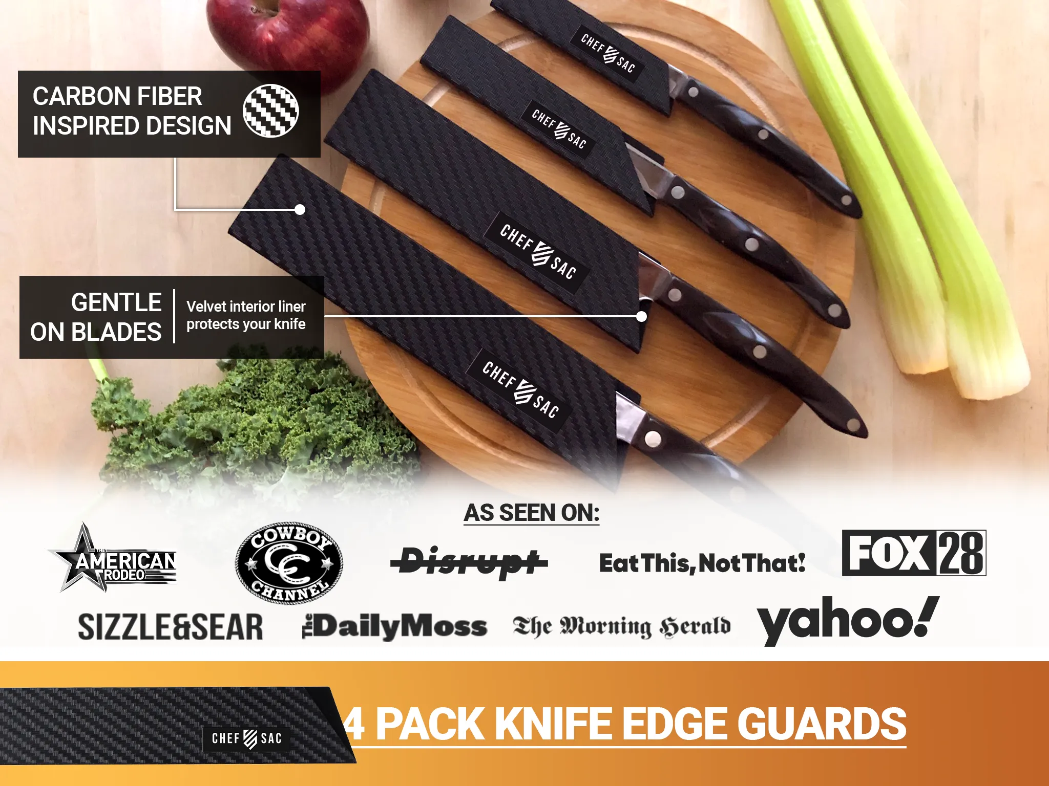Knife Edge Guard 4-Piece Set