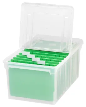Letter Split-Lid File Box - 44 QT