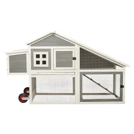 Lexi & Me Two Storey Portable Outdoor Chicken Coop
