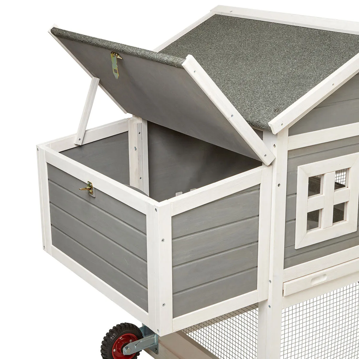 Lexi & Me Two Storey Portable Outdoor Chicken Coop
