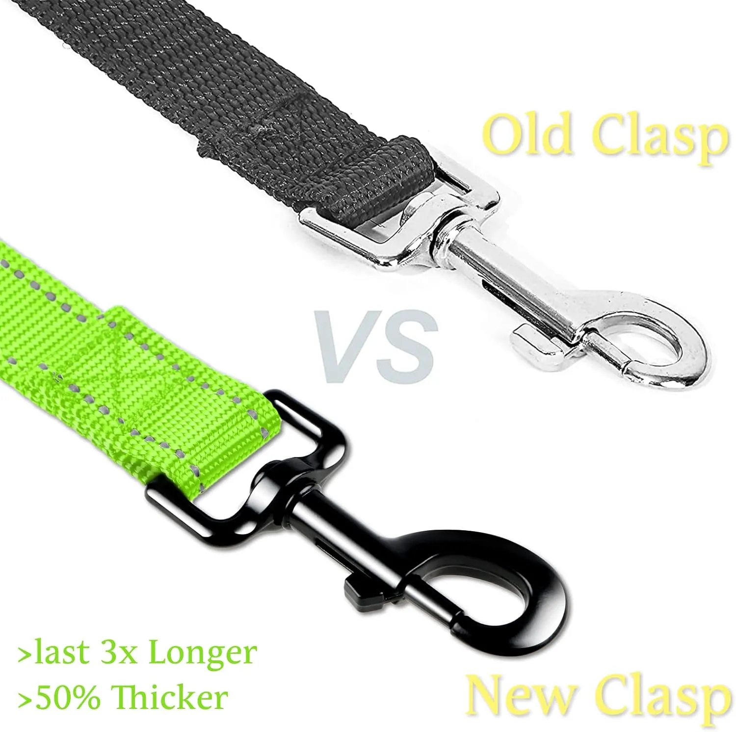Long Leash for Dog Training 15ft 20ft 30ft 50ft 100ft - Obedience Recall Training Lead for Large Medium Small Dogs - Great for Training Playing Camping Backyard (Green, 50FT)