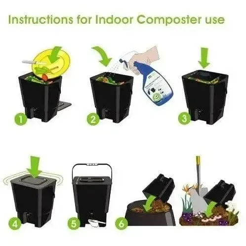 Maze 18L Bokashi Bin – Indoor Kitchen Composter Kit