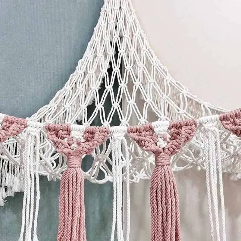 Modern Stuffed Animal Toy Hammock Cotton Organizer Storage Wall Shelf