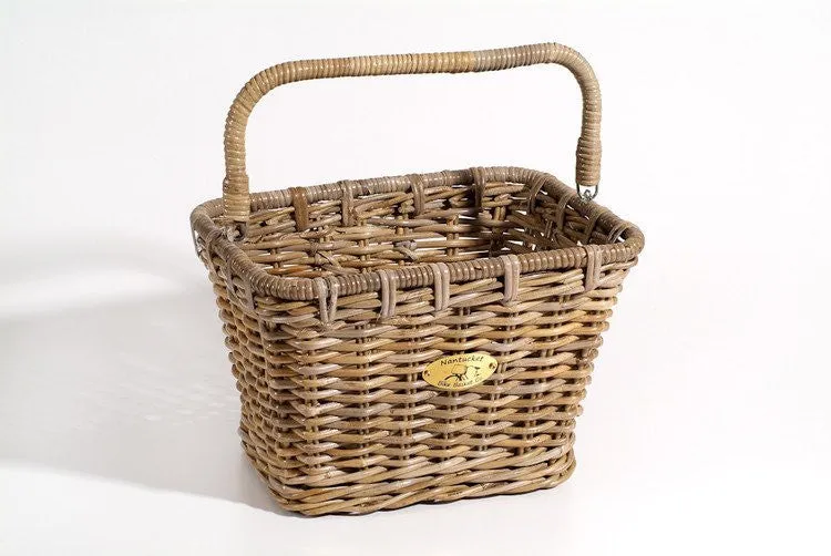 Nantucket Tuckernuck Collection Rear Wicker Baskets - Adult Size