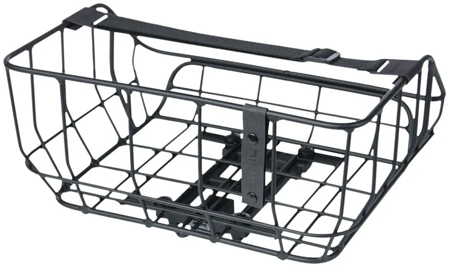 NEW Basil Portland Rear Basket - MIK Mount, Aluminum, Black