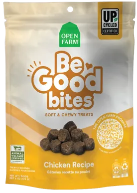 Open Farm Be Good Bites Chicken Recipe 6-oz, Dog Treat
