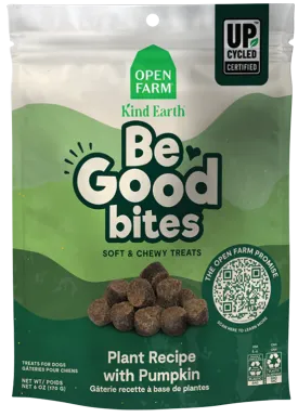 Open Farm Be Good Bites Plant & Pumpkin Recipe 6-oz, Dog Treat