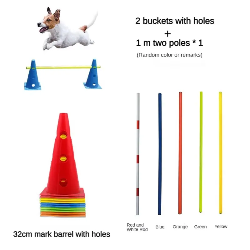 Pet Agility Jumping Bar Training Set