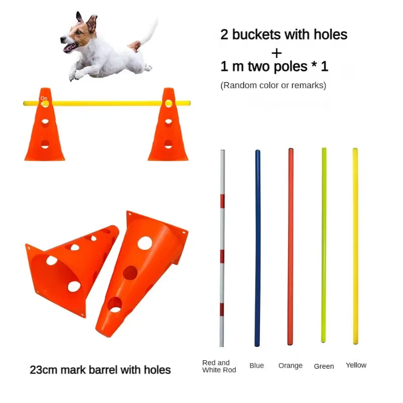 Pet Agility Jumping Bar Training Set