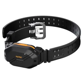 Pet Life ®  Latitude 1-to-2 Dog 1,000 Yard Range Vibration Tone and 16-Level Stimulation Training Dog Collar Additional Receiver - Black
