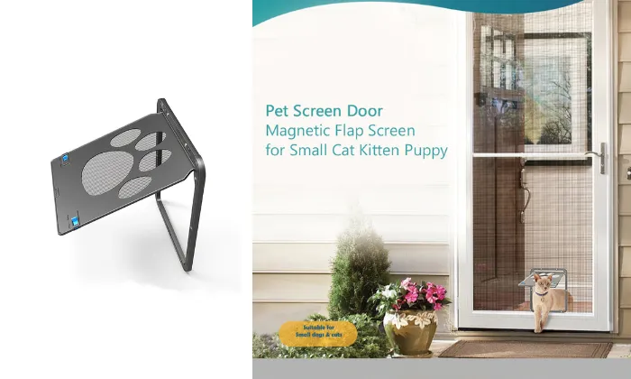 Pet Screen Door Magnetic Flap Screen