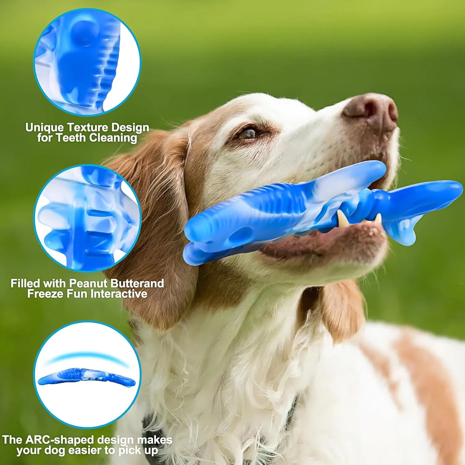 PETSTA Heavy Duty Dog Chew Toys for Aggressive Chewers, Tough Toys for Medium/Large Dogs