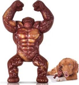 PETSTA Indestructible Dog Toys for Aggressive Chewers, Extreme Tough Toys for Large Dogs, Real Beef Flavored, Dog Bone for Medium/Large Dogs Breed, Gifts for Dogs