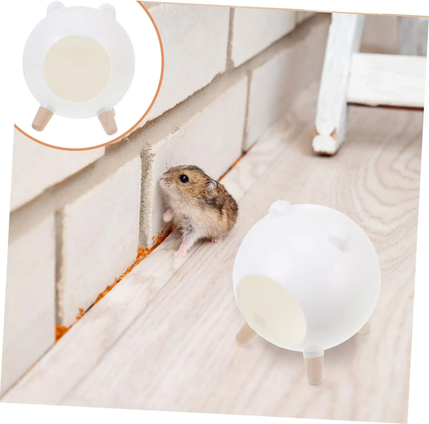 POPETPOP Hamster Multi-Chamber Hideout Guinea Pig Bed Plastic Safe Pet Play Area